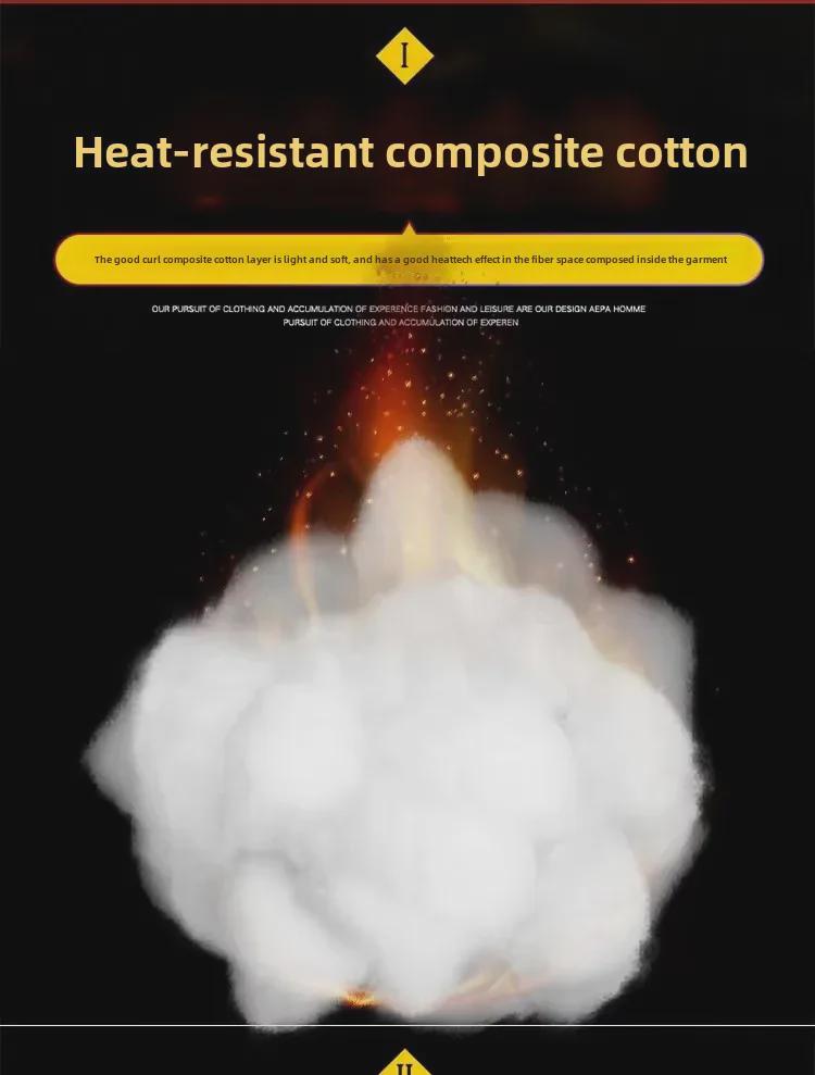 Pánské péřové bundy s kapucí: Ležérní, Zesílená Bavlna pro Podzim & Zimu - Trendy Mladistvé Styly