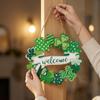 Foldable St Patrick's Day Door Decoration Wreath St Patricks Da