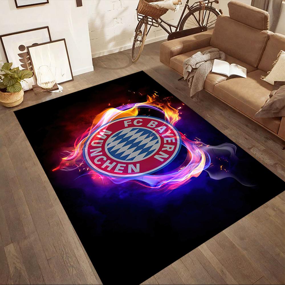 Bayern Munich Floor Rug Office Rug Suitable for Entryway Decorate room Game Room Living Rooms Antislip Carpet Anime Office Decor Gift for Festivals