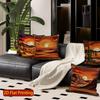 2D Southwestern Desert Sunset Throw Pillow Covers Pattern Cushion Cover Suitable For Sofa Bedroom Car Pillow Cover