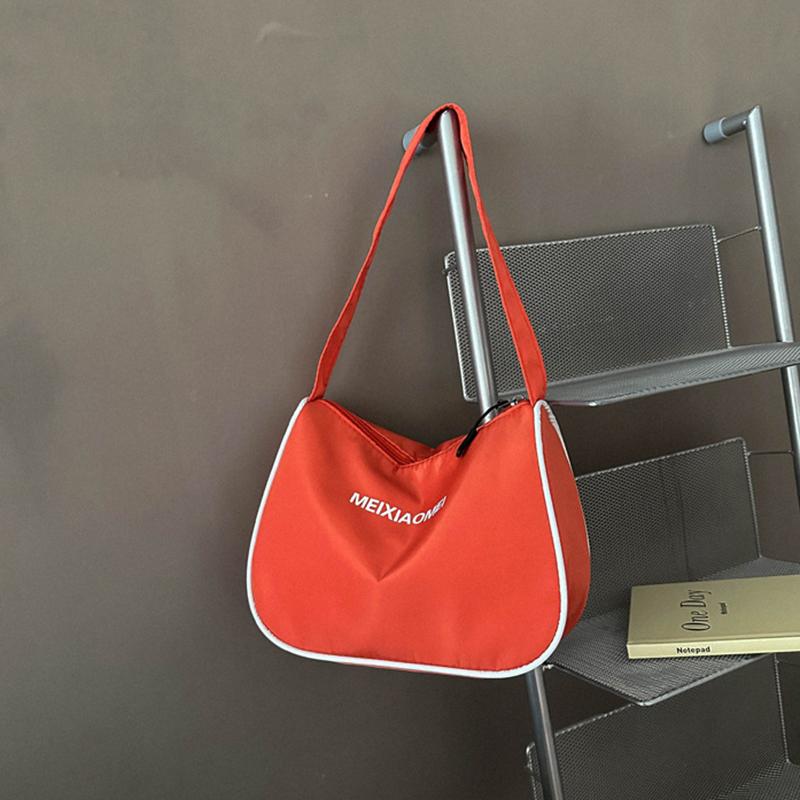 Nylonowe małe torby na ramię dla kobiet, casualowe, klasyczne, dzikie, damskie, torebki, proste, mini, kopertówki, damskie, torby pod pachami