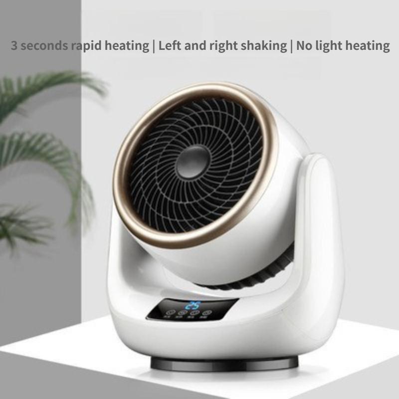 Hot And Cold Dual-use Small Energy-saving Warm Air Blower Three Level Regulated Electric Heater Household Desktop Heater Fan