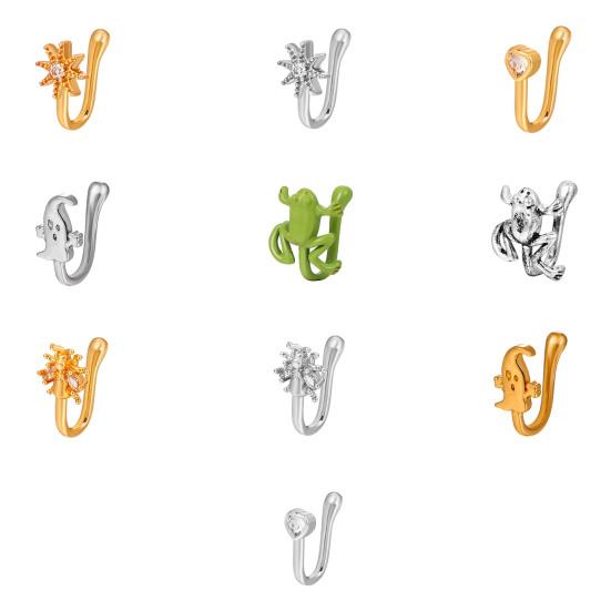 Stylish Fake Nose Ring All Match Shape Female U