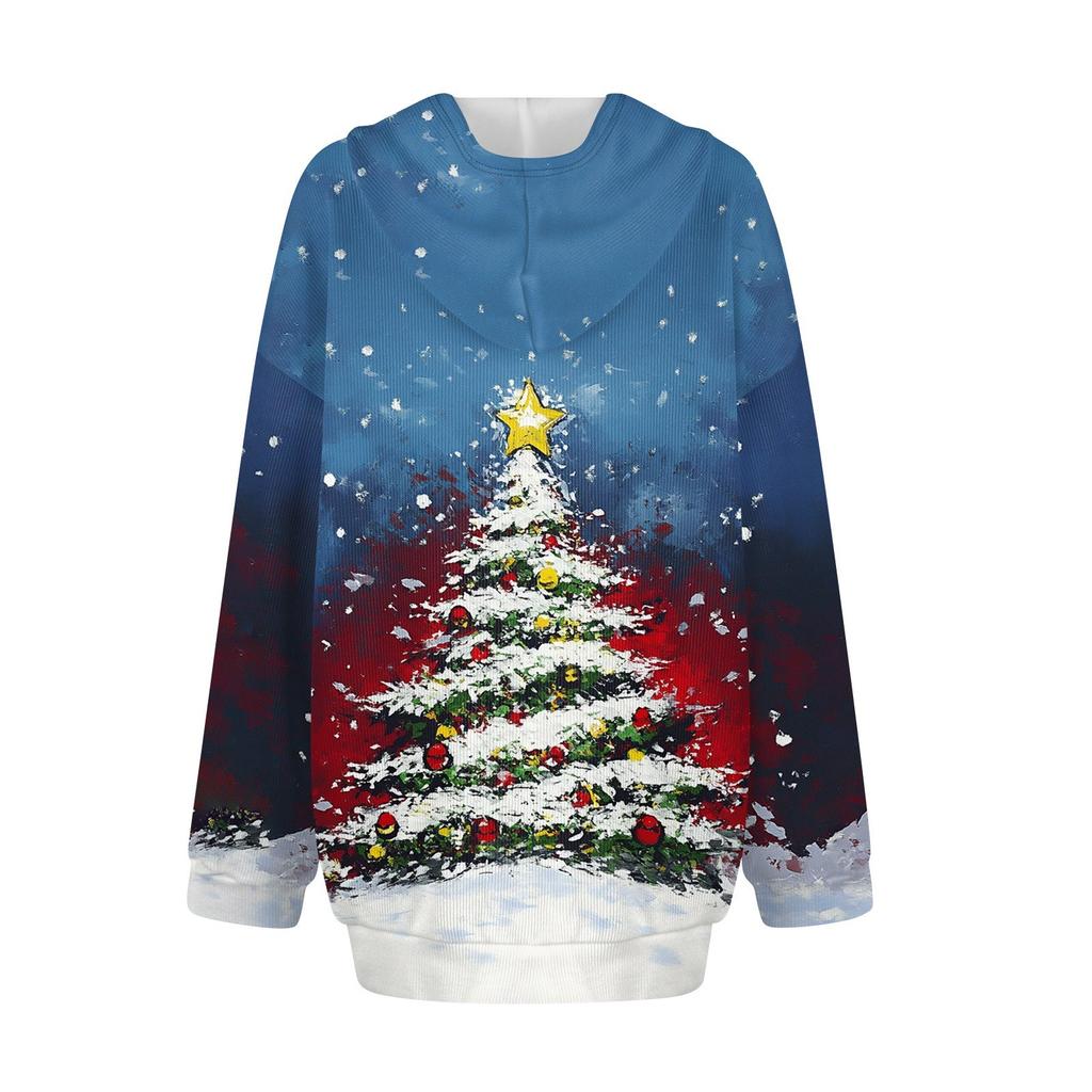 Dámská móda ležérní svetr s dlouhým rukávem a vlněným úpletem s kapucí na knoflíky