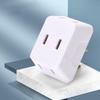 Mehrere Länder Reiseadapter mit 3 AC-Steckdosen Stromstecker-Erweiterung für Homeoffice und internationale Reisen