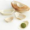 50PCS Multi-size Sushi Plate Japanese Dish Salad Dessert Bowl Creative Wood Bowl  Home Decoration