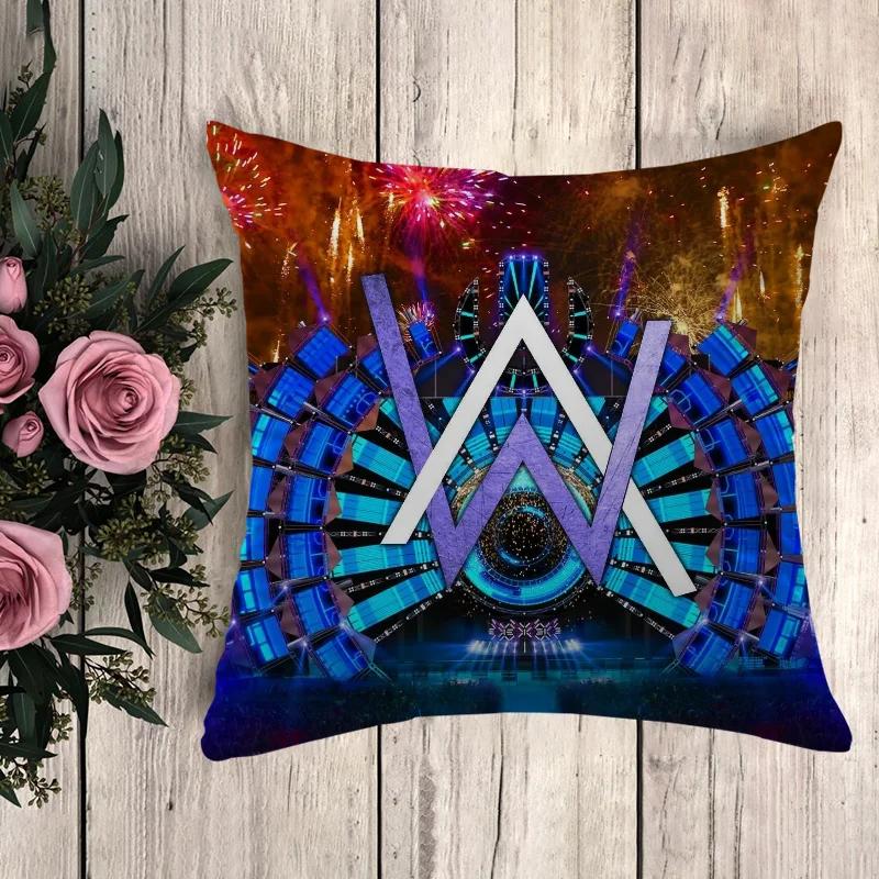 Poszewka na poduszkę Alan Walker Poszewka na poduszkę Luksusowe poduszki Anime Wystrój domu Poduszki dekoracyjne Poszewki dekoracyjne 50x50 Sofa