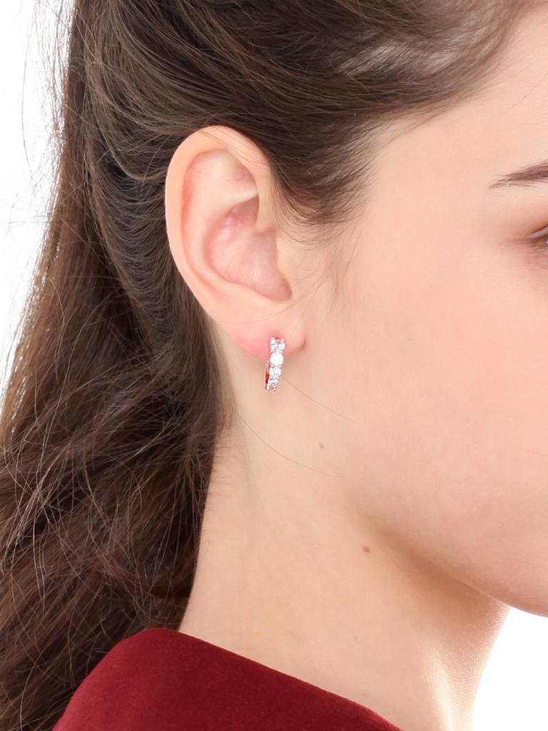 Geigerjewelry 18K Crescendo Cubic One-Touch Earrings (Gold Pin) Gi8Kpee018