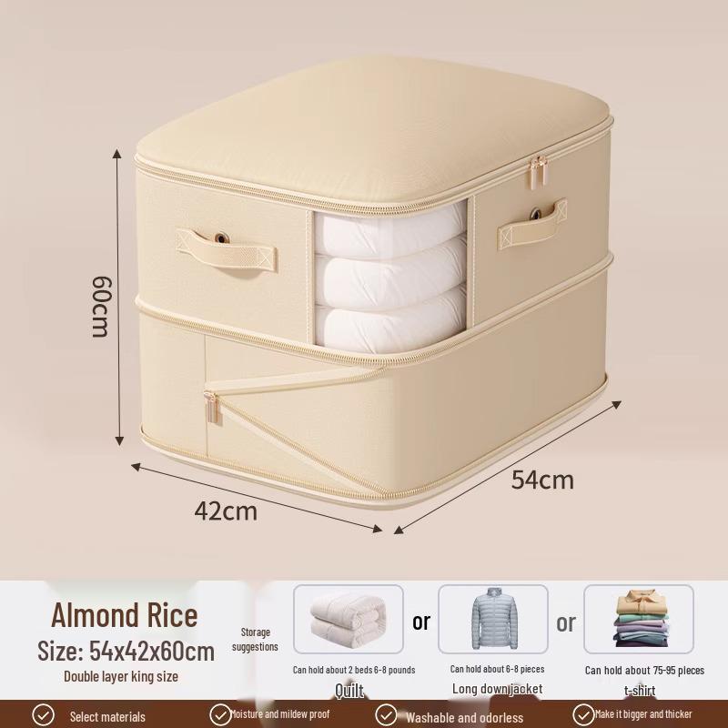 Large Capacity Transparent Vacuum Storage Bag for Down Jackets and Quilts