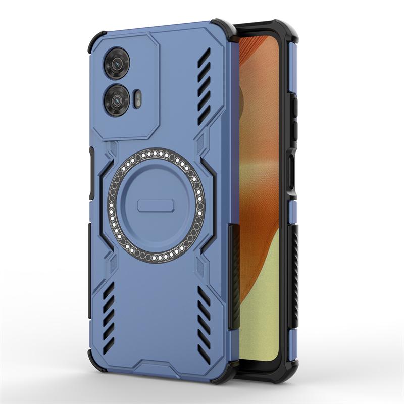 For Motorola Moto G34 Case For Moto G34 Funda Shockproof Anti-knock Magnetic Adsorption Wireless Charge Cover For Moto G34 Case