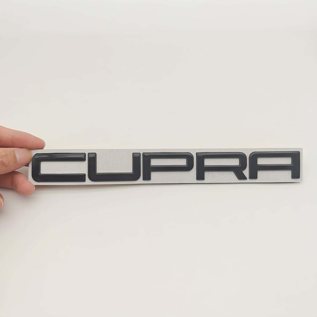1 st 3D Metall CUPRA Märke Klistermärke Skärm Baklucka Framhuv Grill Emblemdetalj för CUPRA
