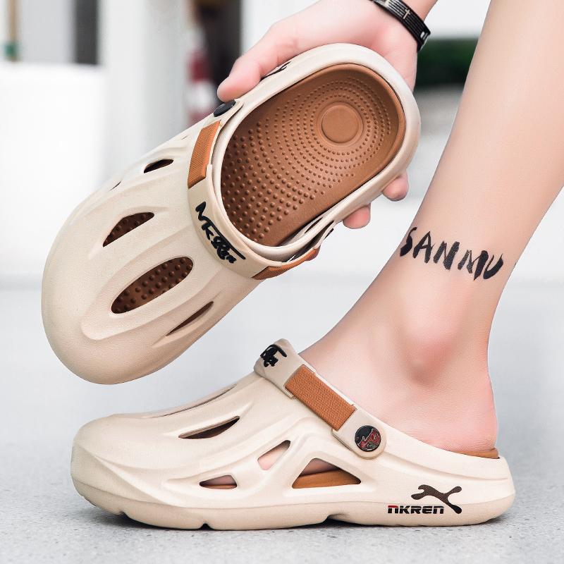 Fashion Beach Shoes Men Beach Slippers Outdoor Garden Clogs Summer Slippers Shoes Fashion Luxury Sandals Comfort Home Soft Slippers
