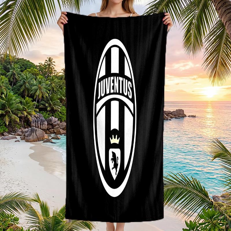 Telo da Spiaggia Juventus FC Morbido Microfibra Asciugatura Rapida Assorbente per Spiaggia Piscina Viaggio