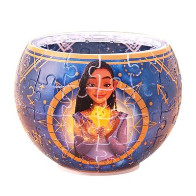 Yanoman 80-Piece Jigsaw Puzzle, Disney Lampshade Puzzle, WISH (10x14.7cm) 2201-71, Includes Piece Request Postcard and Dedicated LED Stand