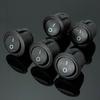 SPST Toggle Switch Waterproof Cover 10A 12V 5pcs/Set