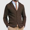 2026 Men's Simple Blazer Jacket Business Office Casual Lapel Button Coats Solid Vintage Slim Autumn Winter Suits Jacket for Men