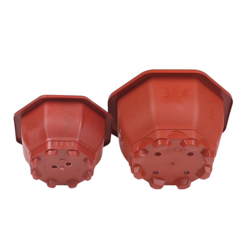 1Pc Hexagonal Plastic Flowerpot Reusable Bonsai Special Green Plant Classical Indoor Garden Decor Succulent Plants Planting