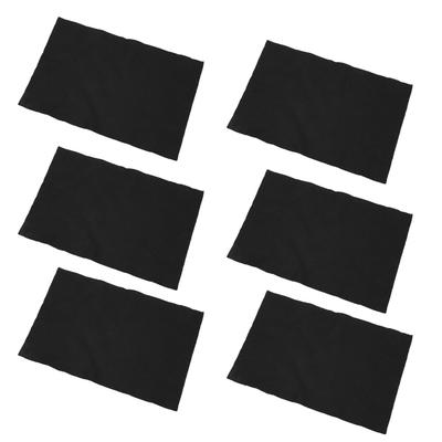 50PCS Window Glass Cleaning Cloth Thickened Mirror Cleaning Towels For Rv Yacht Black