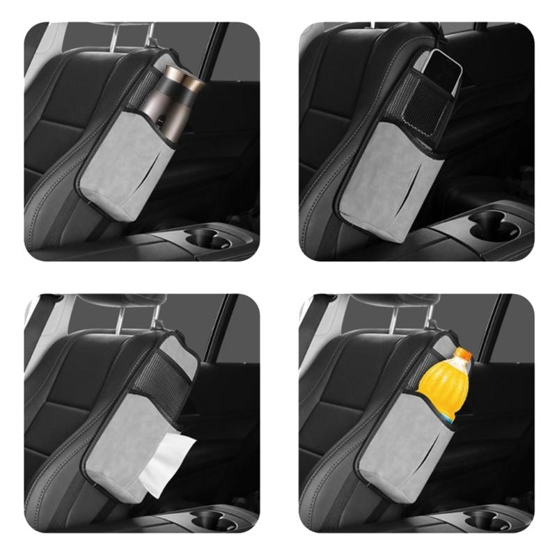 Praktická boční taška na sedadlo do auta Síťované organizéry Kapsa s více možnostmi úložného prostoru Vhodné pro každodenní použití ve vozidlech