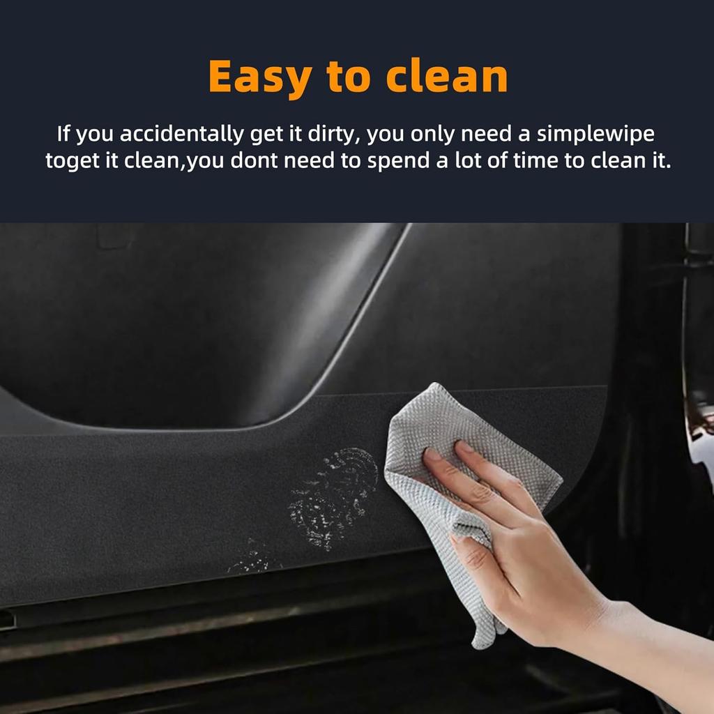 KUNGKIC for Mazda 2023 2024 2025 CX90 CX70 Car Door Anti Kick Pad Protective Stickers Interior Decals Accessories Self-Adhesive Side Edge Protection