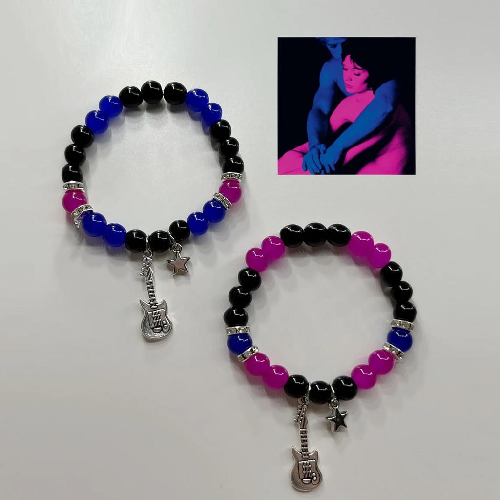 2ks/set Fashion Couple Beads Náramek Tv Girl Odpovídající náramky Komu opravdu záleží Náramky inspirované albem Přátelé Šperky Dárek