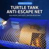 Universal Turtle Tank Anti Escape Net Anti Bite Nylon Aquarium Mesh Cover Breathable Mesh Stretchable Anti Bite Net Cover