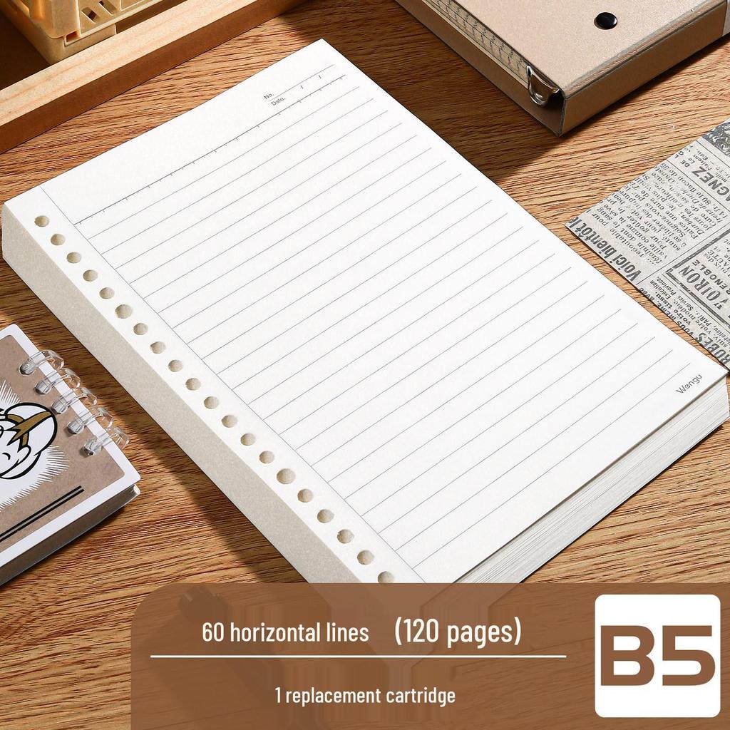 Pürüzsüz Çıkarılabilir Kapaklı Yeni Degrade B5 Gevşek Yapraklı Defter