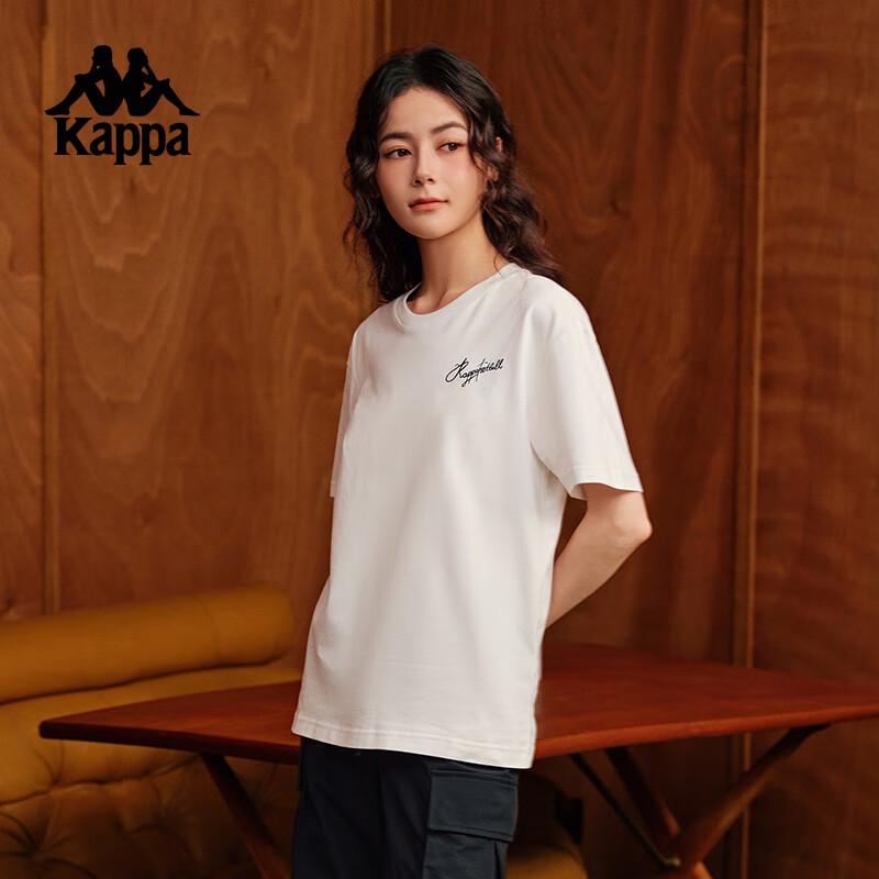 Kappa 2025 Summer Embroidered Cotton Casual T-Shirt