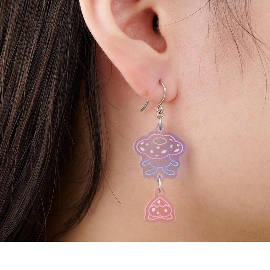 POKEMON Pokemon Center Rafflesia Deadly Poison Pierce Earrings