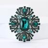 Crystal Brooch for Women Unisex Rhinestone Flower Pins Banquet Party Gifts Jewelry Accessories