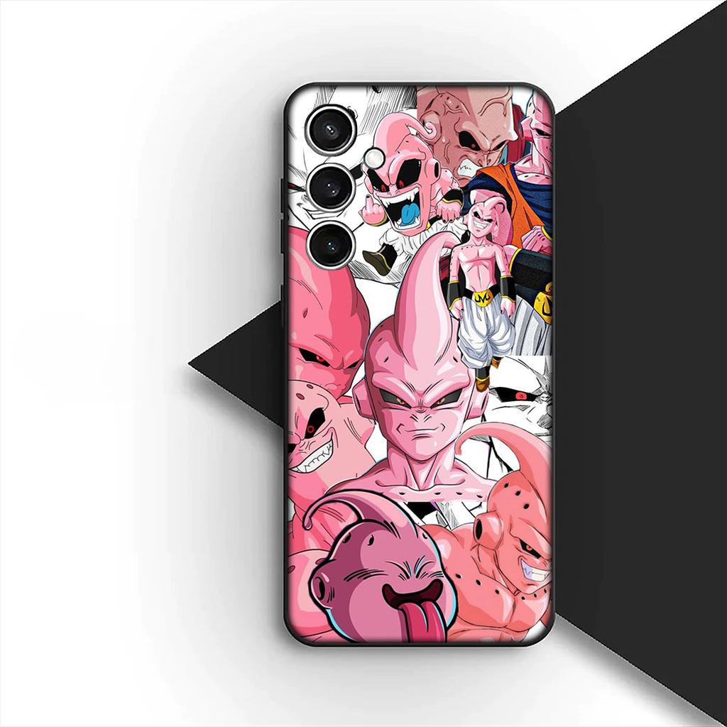 Cover for Samsung Galaxy S24 S25 S23 FE Ultra Plus S7 Edge S25+ S23+ A56 5G Phone Case Super Majin Buu Dragons Gokus Balls