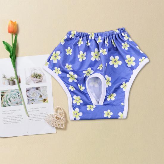 Dog Menstrual Pants Dog Diapers Briefs Elasticity Puppy Underwear Pet Menstrual Towel Prevent Male Dogs Heat Excitability Incontinence Dog Clothes