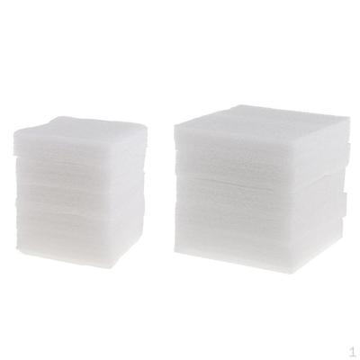 10 Pieces Assorted White Foam Felting Pad Mat Wool Felt Accessories