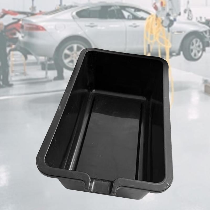 6L Car Oil Drain Pan Leakproof Oil Collection Tray for Truck Engine Part Cleaning Garage Workshop Tool