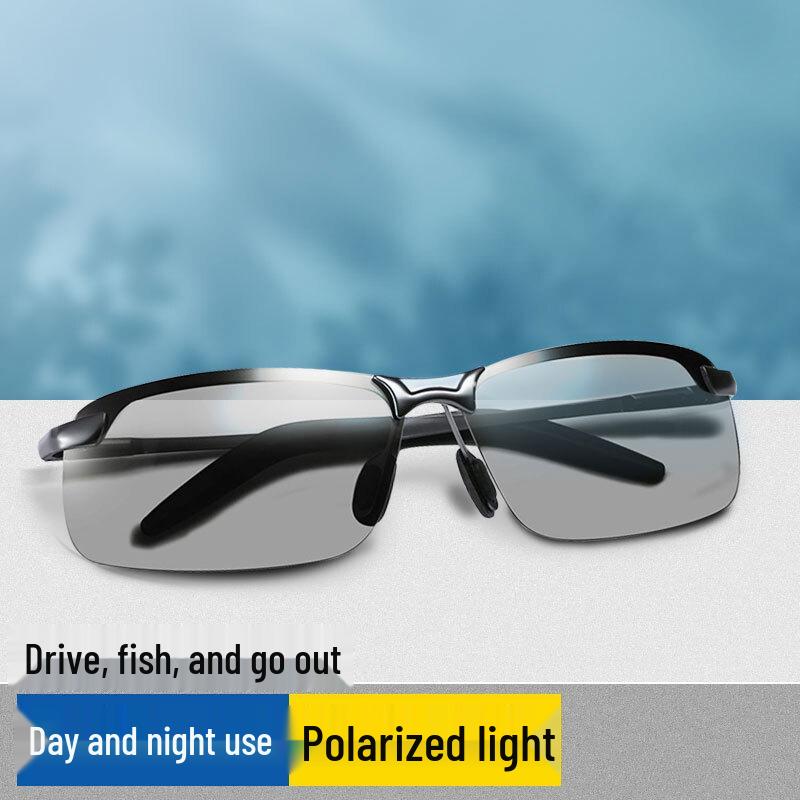Men s Photochromic Polarized Driving  Fishing Sunglasses