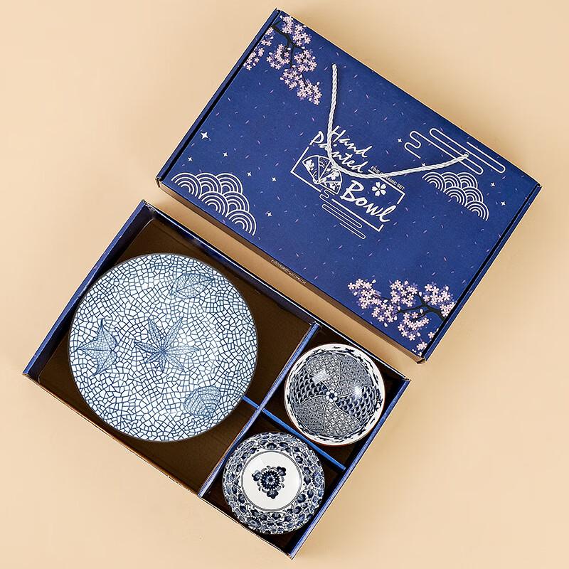 ZISIZ Unterglasur Keramik Geschirr Geschenkset