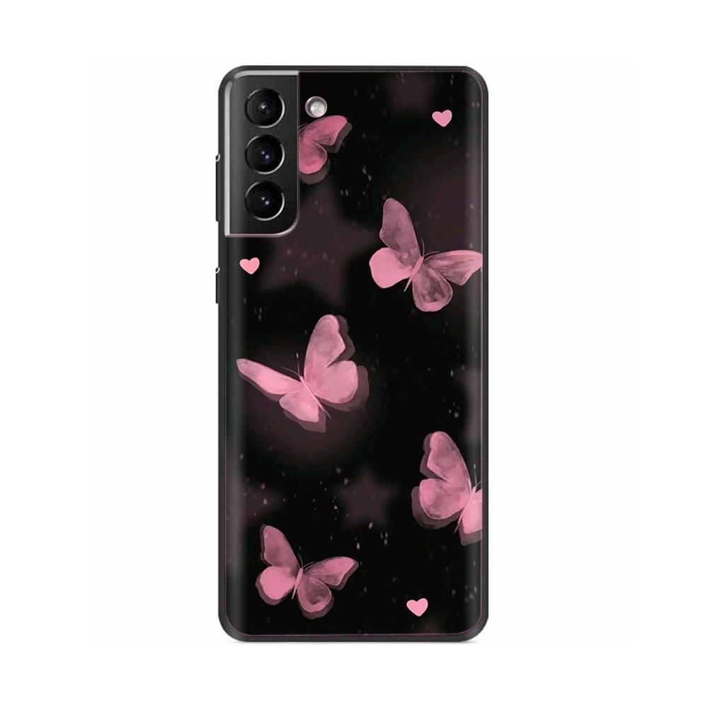 For Samsung S22 Ultra Phone Case Cute Panda Funda For Samsung Galaxy S22 Plus S 22 Ultra Cover Liquid Silicone Protective Coque