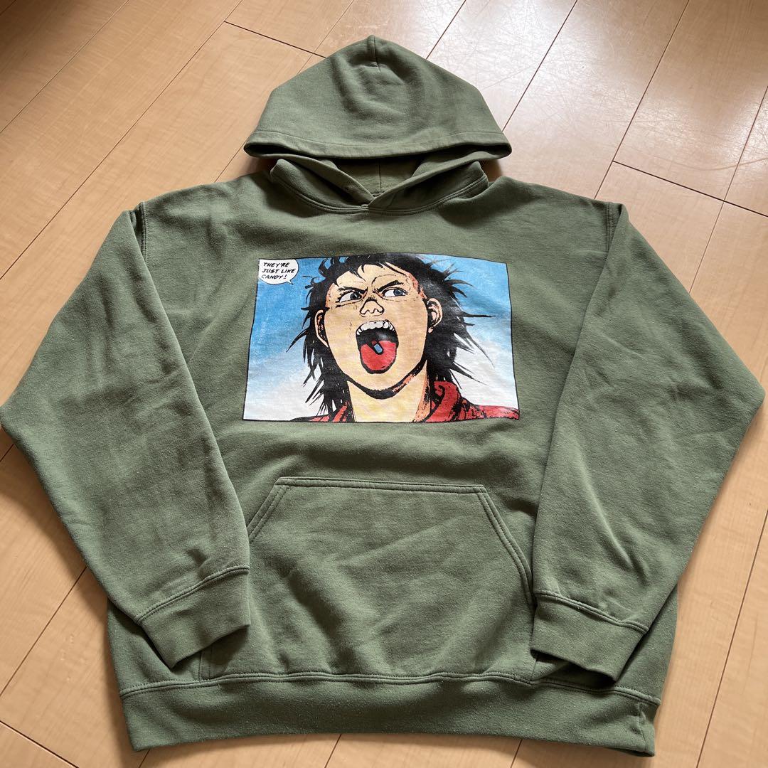 

[USED] AKIRA Olive Green Hoodie Size L