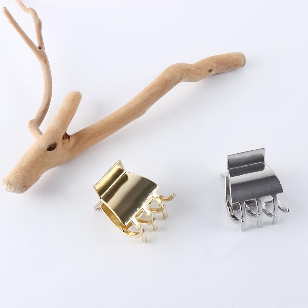 Sweet Simple Korean Zinc Zinc Alloy All-match Female Hair Accessories Hair Clip Grasping Clip Metal Hair Claw