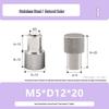 Hongkangming Stainless Steel Knurled Hand-Twist Nut for M3-M12.