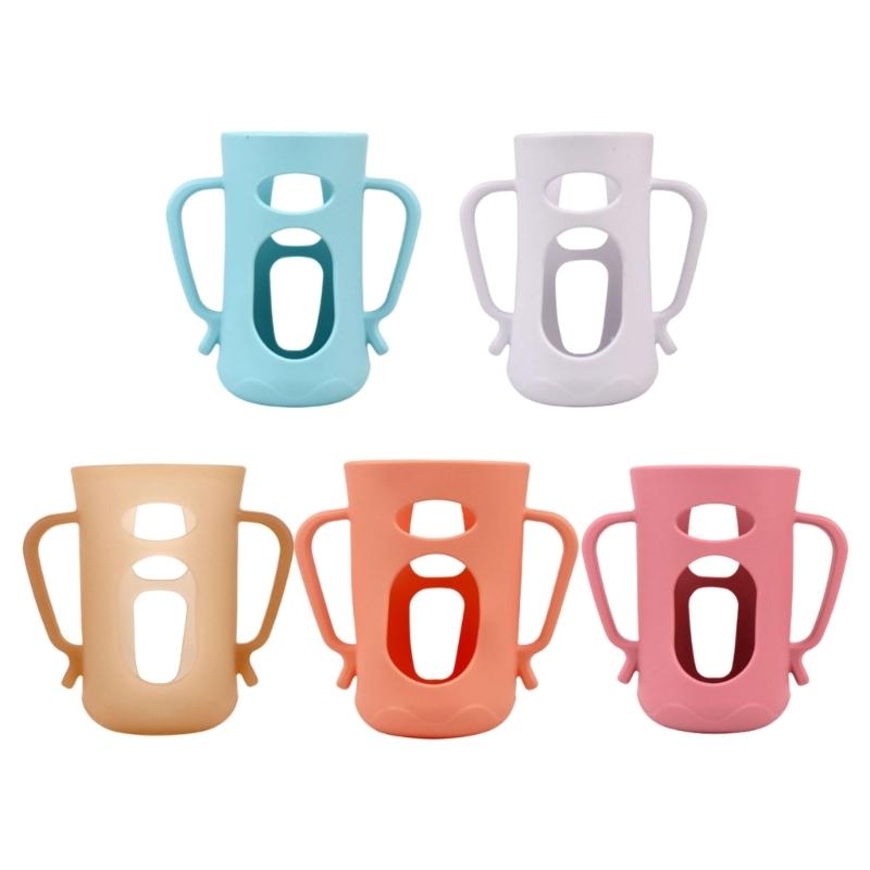 Food Grade Silicone Shockproof Protector for Beiqin Glass Feeding Bottles Anti Scratch Drop Protections 5Pcs Set