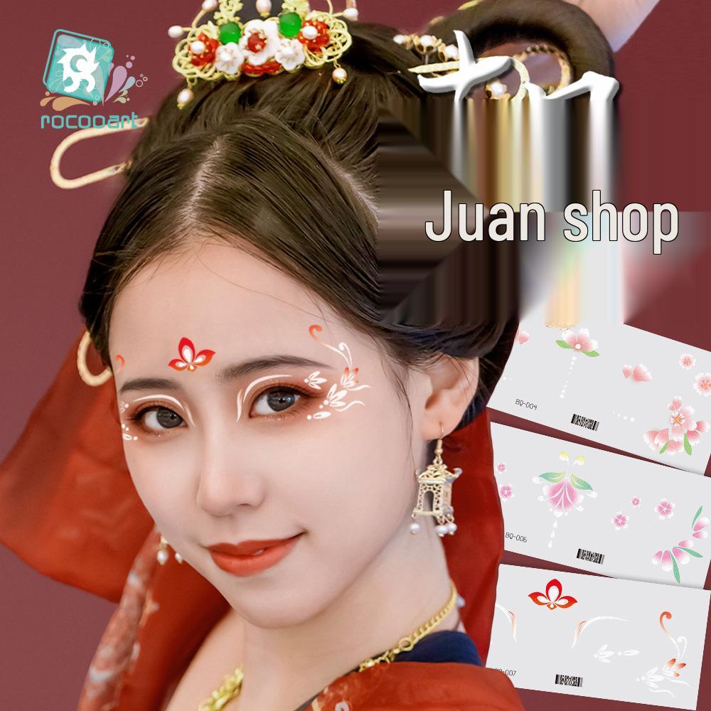 Ruikalong Children's Ancient Style Forehead Stickers for Hanfu Costume Makeup