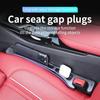 No-Drop Seat Guard, 2 Pack Car Seat Gap Filler Stopper/Catcher Between Seat And Console Black Car Accessories Crevice Blocker Pad Plug Seat Gap Guard