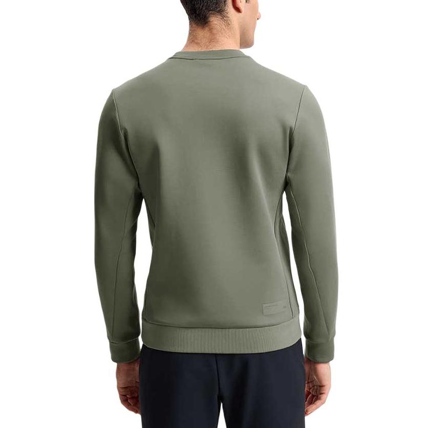 Fila Fitness Simple Casual Pullover Long Sleeve Sweatshirt Men Sweatshirt Smoke-Olive Khaki A11M511205F-DK