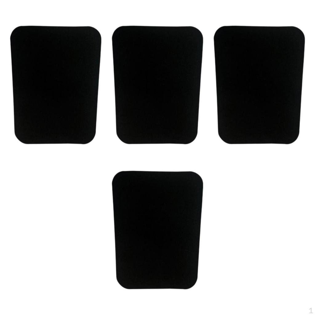 4 Pieces Snowboard Shin Pads Protector Pad for Sports Ski Protection Rubber Foam Thinkened High