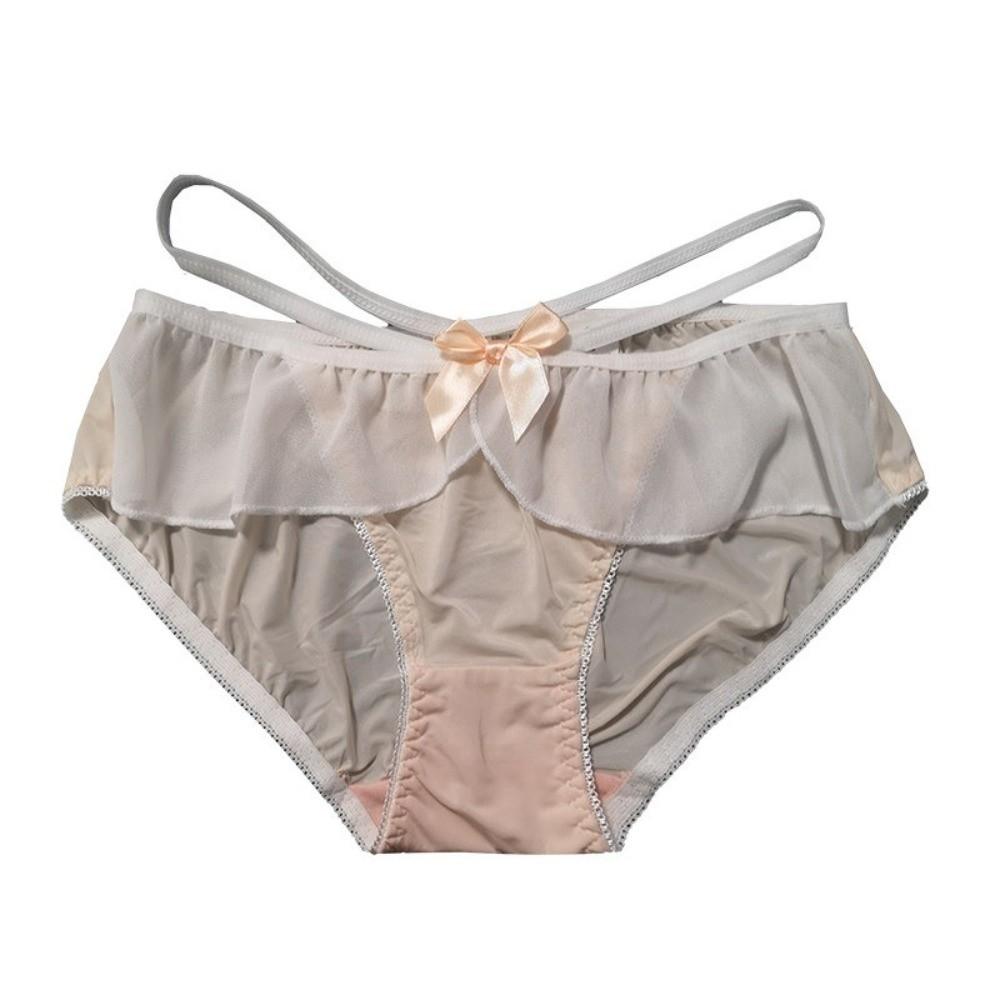 Sweet Sexy Japanese Style Fitness Bow Girls Lolita Panties Underwear Low-Rise Thong Female Lingerie