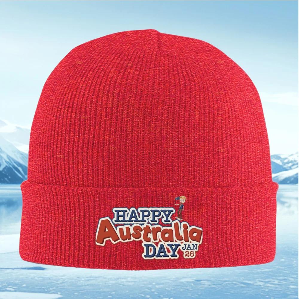 

Spiral soccer ball design yellow blue Unisex Women Unisex Knitted Hat Beanie Pullover Cap Winter Thermal Warm Christmas Outdoor Cyc