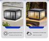 Pavilion Solar Lamp: Outdoor Waterproof Post, Gate, & Wall Top Lamp
