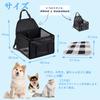 Yullmu New Pet Car Seat with Foldable for Dogs and Includes Mat Carrier, Cover, Anti-Jump, Waterproof, Breathable, Washable, Stain-Resistant, Cats,
