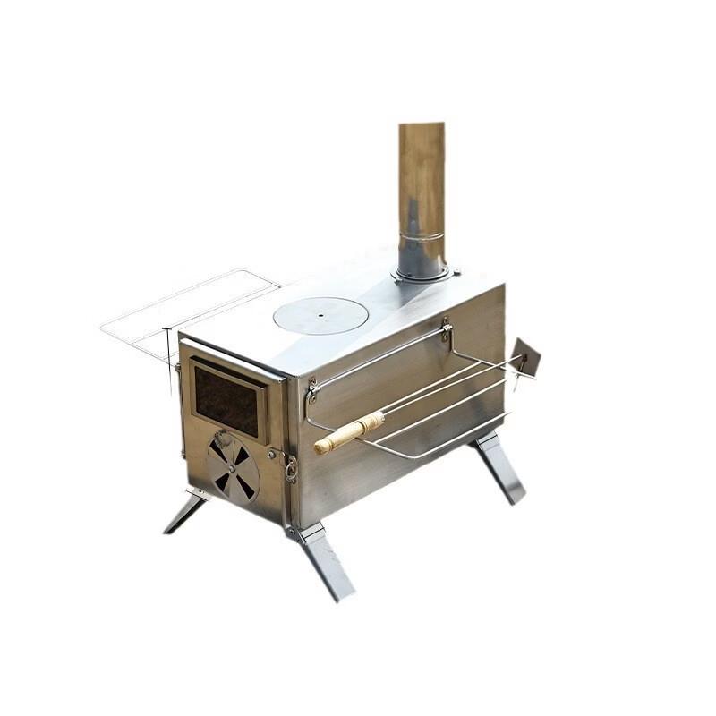 ZISIZ Foldable Camping Tent Wood Stove